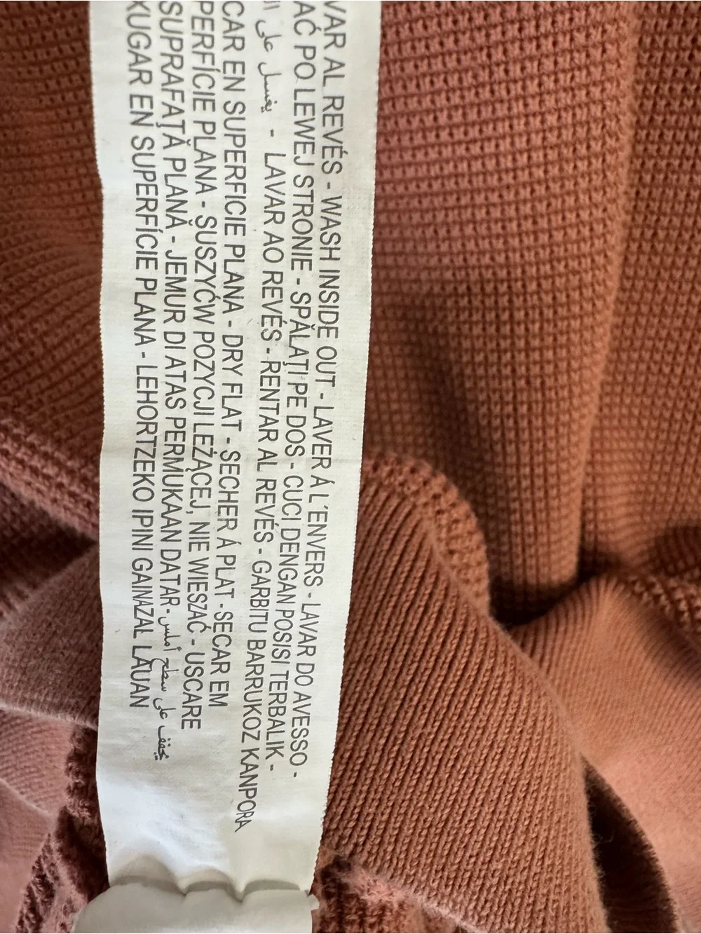 Zara‎ Men's Crewneck Sweater in Rust